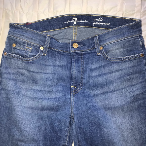 7 For All Mankind Gwenevere skinny ankle jeans - Picture 4 of 7